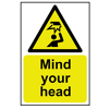 Mind Your Head Sign - RPVC, 200 X 300mm